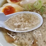 麺屋 ようすけ - トッピングの背脂