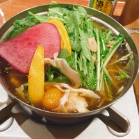 しゃぶしゃぶ KINTAN 代官山本店 - やさいもたっぷり、ボナペティ
