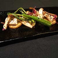 きたあかりとアオリイカのタプナードソテー