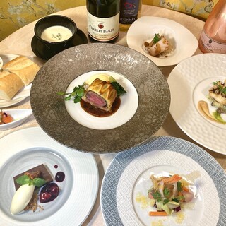 We deliver the chef's "French cuisine course" at a reasonable price♪