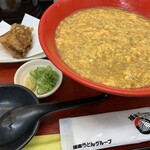 極楽うどん TKU - 鶏卵カレーうどん