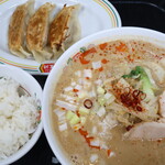 餃子の王将 - 野菜たっぷり担々麺フェアセットＢ