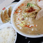 餃子の王将 - 野菜たっぷり担々麺フェアセットＢ