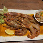 韓国家庭料理 焼肉 明洞 - 赤エビ醤油漬け