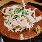 Hakata Motsunabe Maedaya - スモツ。薄く食べやすく酸味もきつくない。