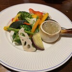 イタリア食堂Pino - 岩手県軽米町と多賀城市産の有機野菜バーニャカウダ
