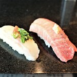 Sushi Ei - つじのみ(メバルの仲 間)＆中トロ