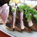 Seared bonito