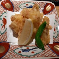 季の庭 神田店 - 鯣烏賊の天婦羅