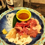 煮穴子と白ぎも - 