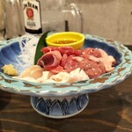 煮穴子と白ぎも - 