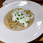 Cafe&Restaurant Gru - 【2022.10.7(金)】マッシュルームソースのカプチーノ仕立てパスタ(麺90g)1,320円