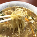 川崎増田屋 - 細くてつるつるもちもちの麺。茹で具合はゆるすぎずかたすぎず、さすがお蕎麦屋さんという感じ