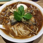 Rock’anDo - 秋刀魚なめこそば＋味玉