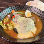 SOUP CURRY＆HAMBURG　龍祈（TATSUKI） - 望来豚ハンバーグカリー