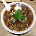 Rock’anDo - 秋刀魚なめこそば＋味玉