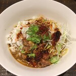 百々福 - 汁なし担々麺（辛さあり）