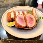 とんかつ マンジェ - あじ豚&特上ヘレとんかつ 税込2730円