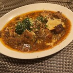 BISTRO L'Assiette - 山形豚肩ロースのとレンズ豆の煮込み