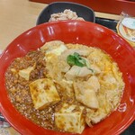 なか卯 - 麻婆豆腐親子丼