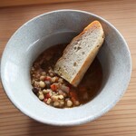 さじこよみ - 秋のミネストローネ  ハトムギ　酵素玄米パンのフォカッチャ