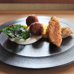 さじこよみ - 大豆のファラフェル・いちじくのフリット