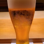 鮨 さかい - お酒①生ビール