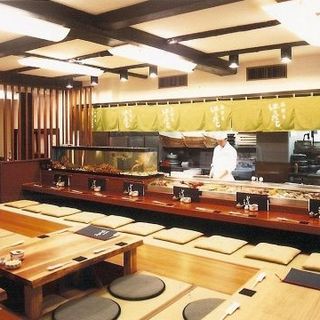 1F…掘りごたつテーブル２6席(貸切可能です)