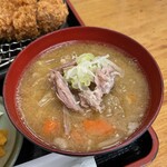 とんかつ 栄ちゃん - キントア豚ちゃんのお肉入り。美味しすぎ。