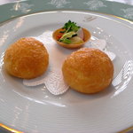 チーズシュー、野菜のタルト