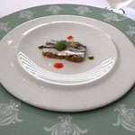 レストラン タテル ヨシノ 銀座 - 鰯と茄子の前菜