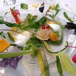 レストラン タテル ヨシノ 銀座 - 季節の野菜　庭園風