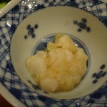 俺の割烹 - 真子和え、最後の、獺祭とともに～♪
      