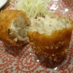 俺の割烹 - 蟹クリームコロッケも、外せないのだとかで注文～♪