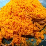 俺の割烹 - そして二皿もお代わりしてしまった、カラスミそば！お蕎麦ももっとどうでもいい（失礼…）ものかと思っていましたが、これまたいい裏切りで、蕎麦の固さも好み♥　そして、粉末カラスミも♥♥
      