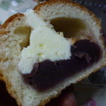 Pompadour Tenmanya Fukuyama Ten - あんバターパン　断面