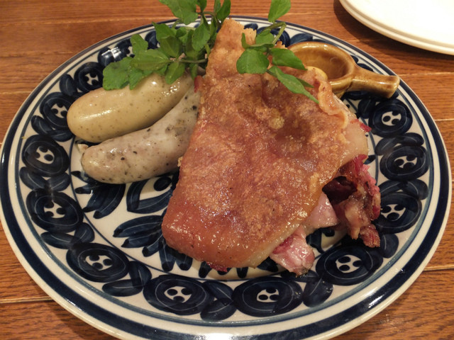 焼きアイスバインが美味しい☆懐かしのハンブルグステーキ : つばめKITCHEN 丸の内オアゾ店