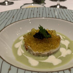 シェ・イノ - ズワイガニのアボカドクリームソース キャビア添え 2022.9