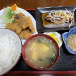 Kosumosu - 一口カツセット(日替わり)850円