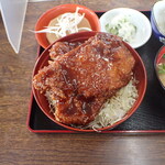 すみれ食堂 - ソースカツ丼（カツ2枚）