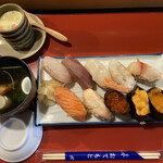 くるまや鮨鱗 - 寿司ランチ
