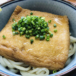 上田うどん店 - きつねぶっかけ大 500円