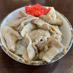 麺匠 大黒 - 豚バラ丼(小) サービス^ ^