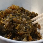 麺哲肉平 - 美味しい辛子高菜