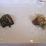 ウシマル - 天然の椎茸（左）が、滅茶苦茶美味くて感動。