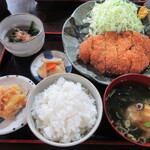 キッチン食堂　城山 - 肩ロースかつ定食　1,100円