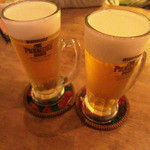 リトル　スパイス - 生ビール￥５００ｘ２