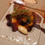 伯雲 - 十勝牛のヒレ肉の炭火焼 すき焼き仕立て