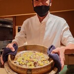 Hakuun - 舞茸と銀杏のご飯です！