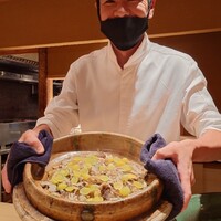 伯雲 - 舞茸と銀杏のご飯です！